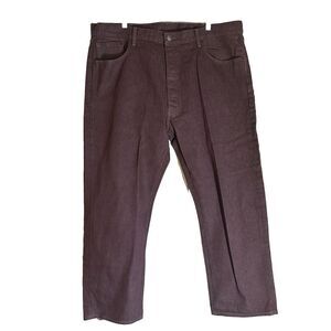 Levi's‎ 501 White Oak Cone Denim Jeans Men's 42x30 Burgundy Button Fly Pants LN